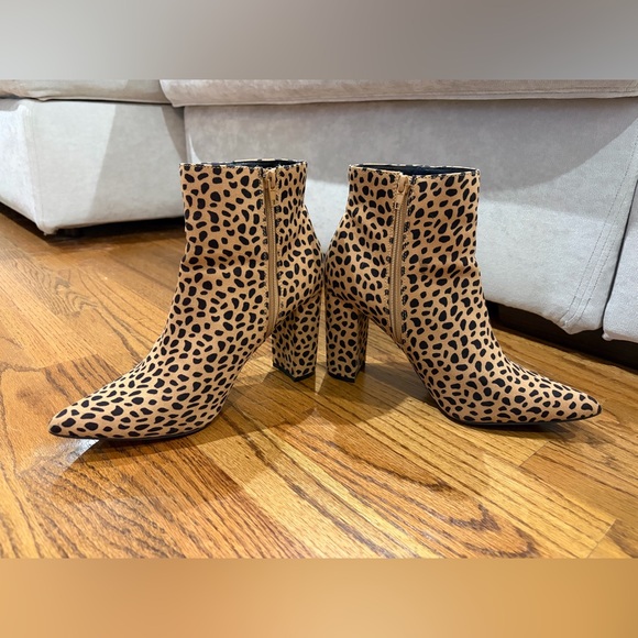 Leopard Print Booties - Picture 2 of 8